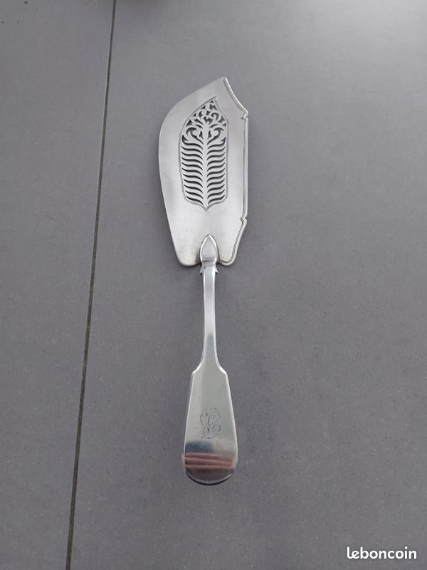Pelle à gâteau ancienne argent massif