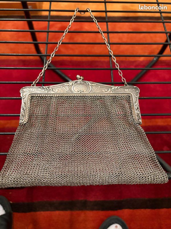 Sac de bal en argent 800