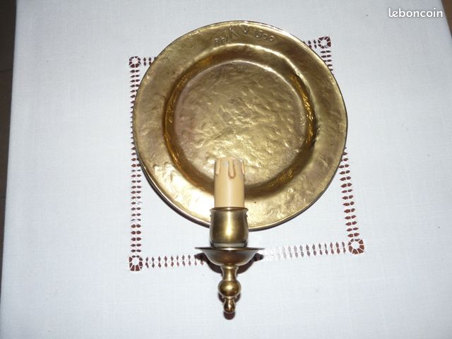 Applique murale en bronze massif