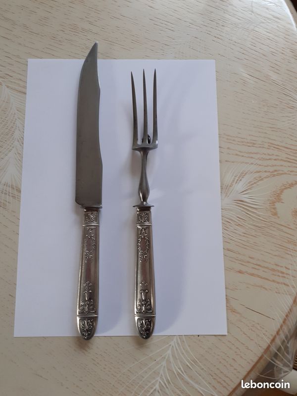 Fourchette et couteau a gigot