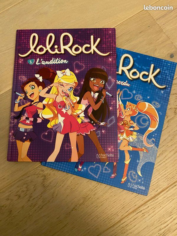Lot de 2 BD LoliRock ( tome 1 et 2 )