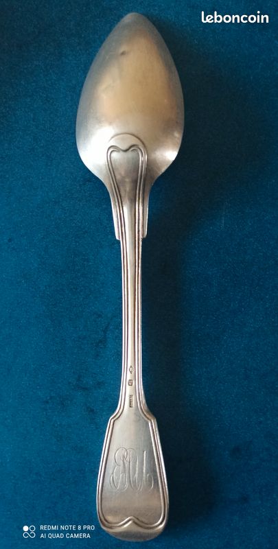 Ancienne Cuillère à soupe en Argent 800