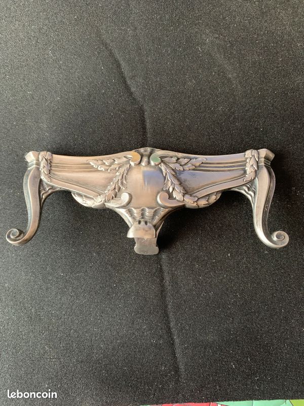 Chevalet porte photo ancien en argent