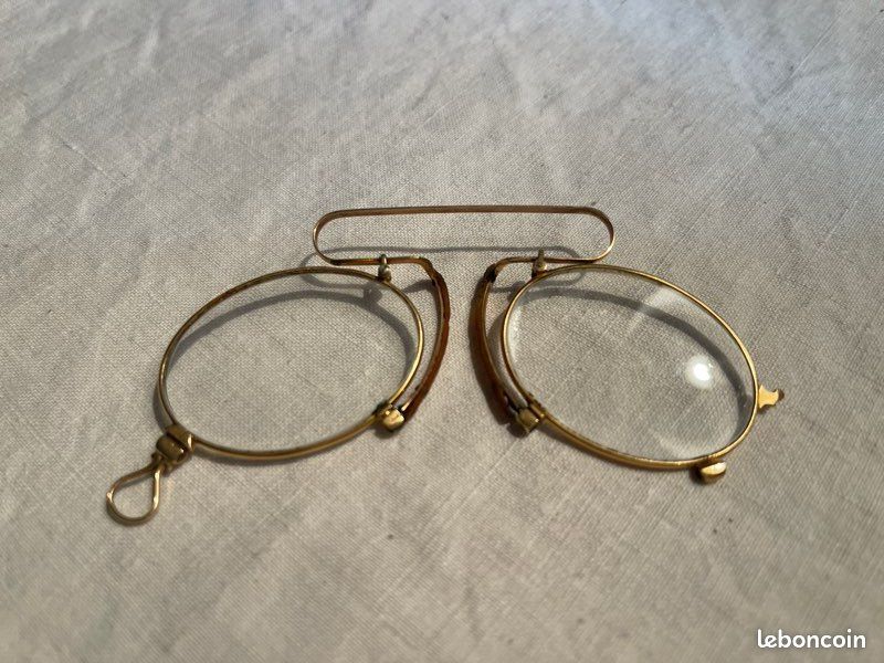 Lunettes pince nez lorgnons