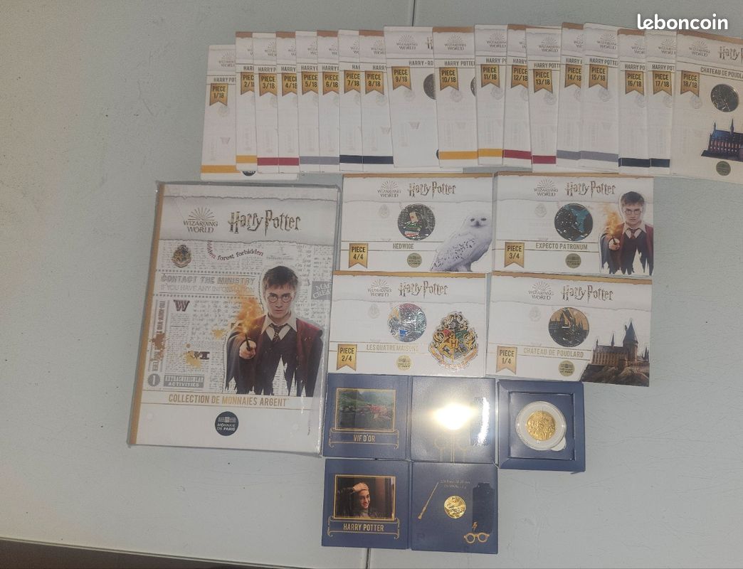 Pièces de collection Harry Potter – 1 Série complète