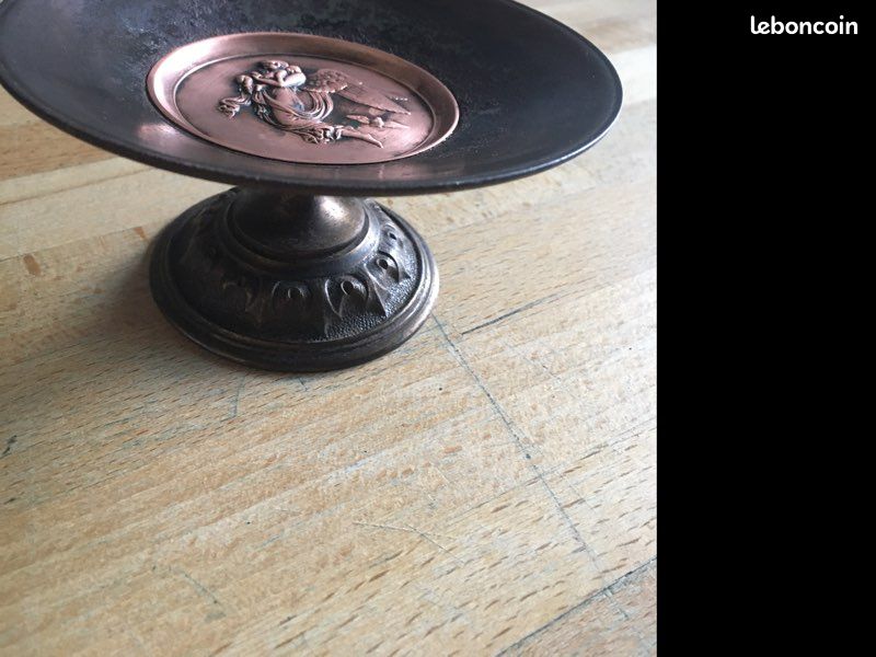 Porte cierge cuivre et laiton
