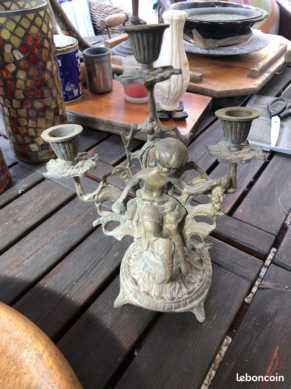 Bronze bougeoir