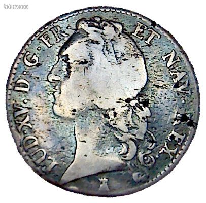 Écu d'argent au bandeau - Louis XV 1746