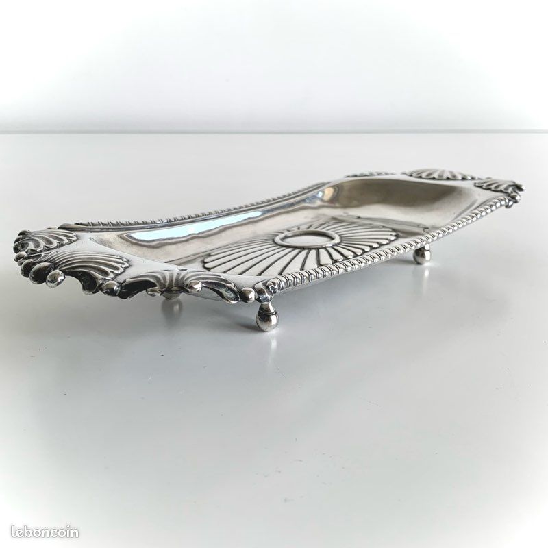 Petit plat ancien en argent - XIX eme siècle