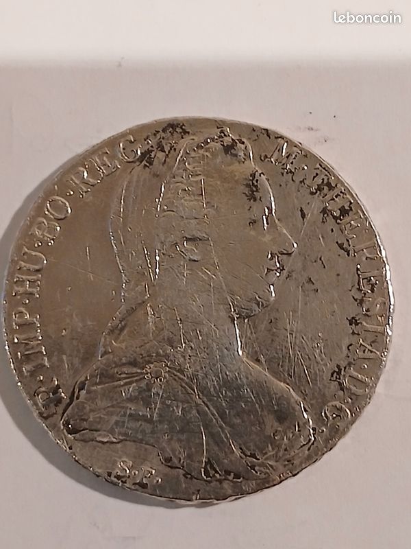 Pièce ancienne – Thaler Marie-Thérèse 1780 – Argent massif 💰