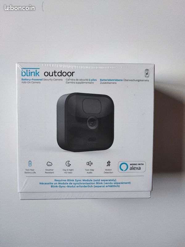 Camera outdoor blink supplémentaire (neuve) sous blister