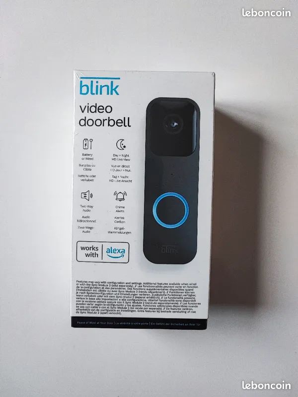 Sonnette connectée blink doorbell