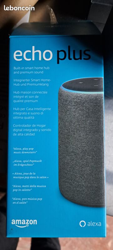 Enceinte connectée Amazon Alexa Echo Plus 2