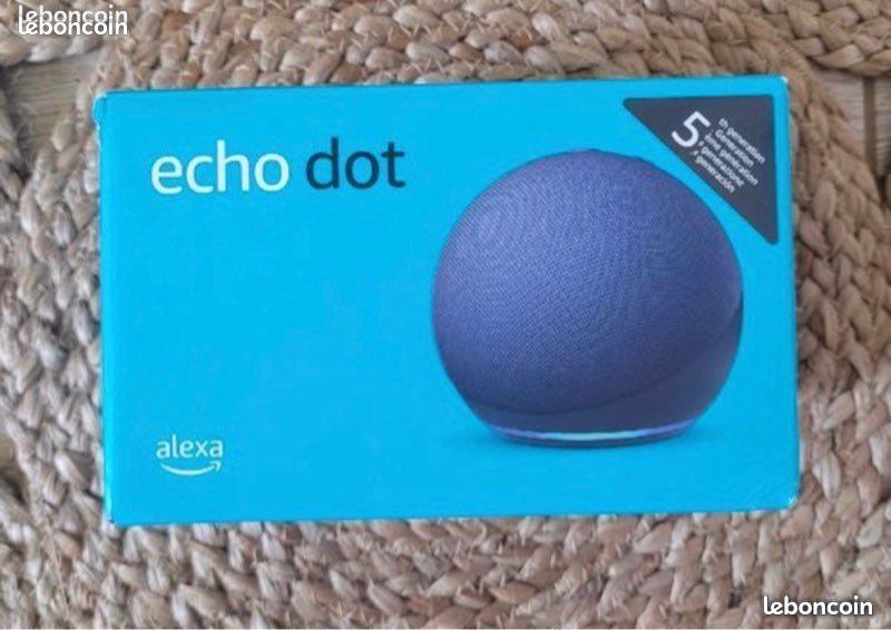 Amazon Echo Dot 5 BLEU (Alexa) Neuve sous blister