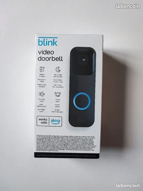 Sonnette connectée blink doorbell