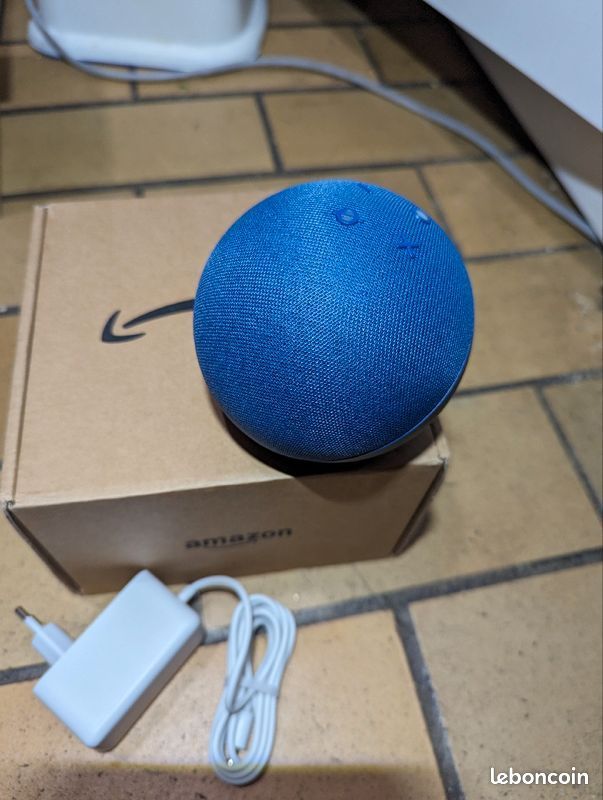 Amazon echo dot 5 bleu