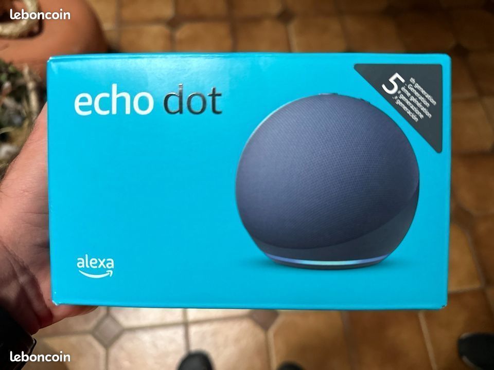 Amazon Echo Dot 5 BLEU (Alexa) Neuve sous blister