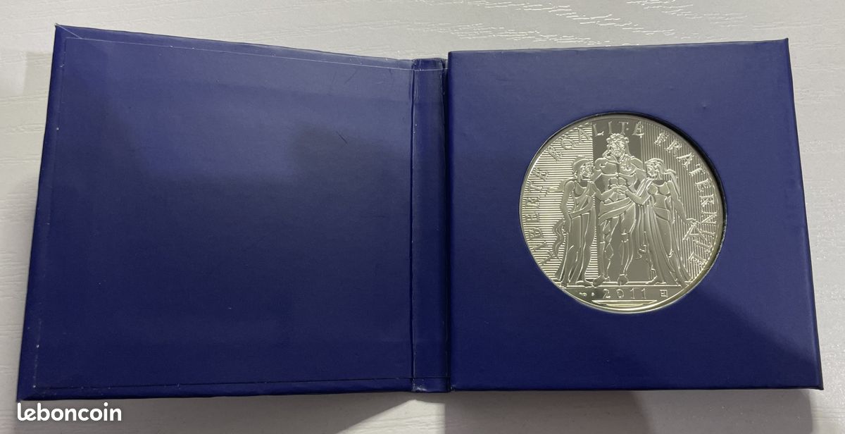 Pièces de 100 Euros en Argent lot de 2