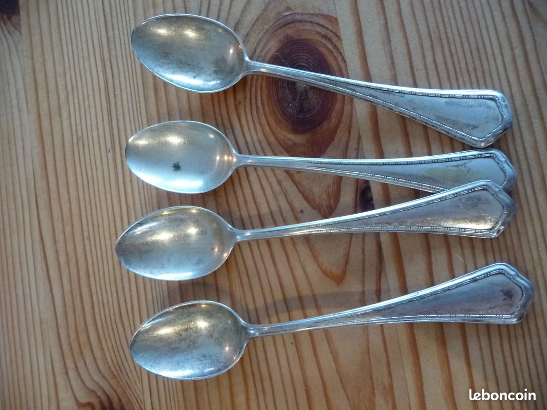 Cuillères argent 800 poinconné Zwilling