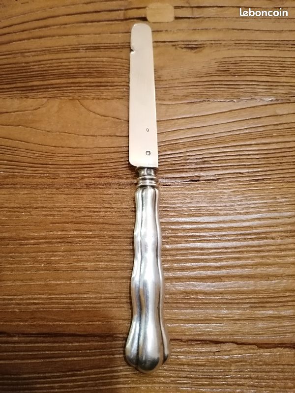 Réservé à triskel. Couteau argent massif