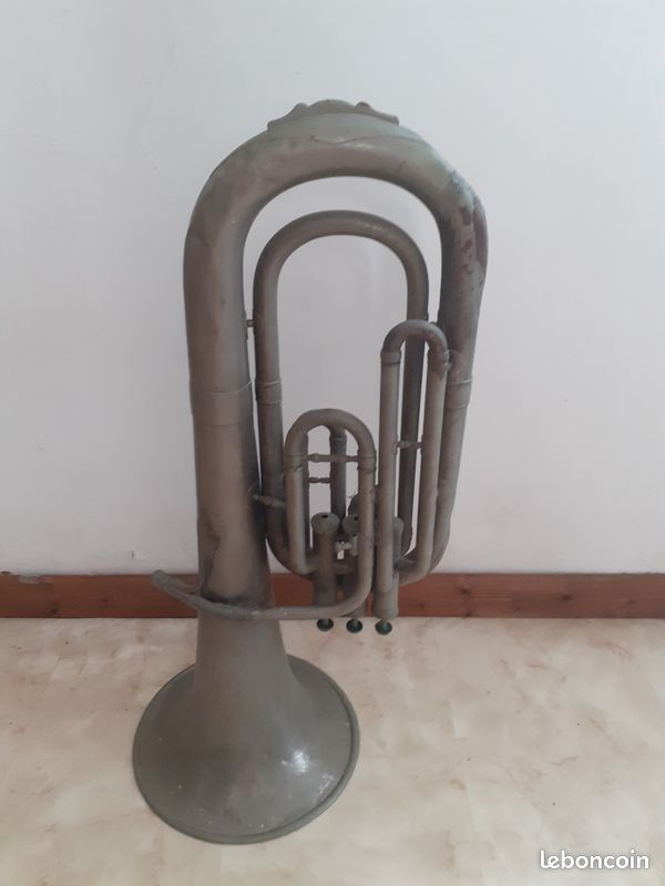 Ancien instrument de musique Cornet à pistons