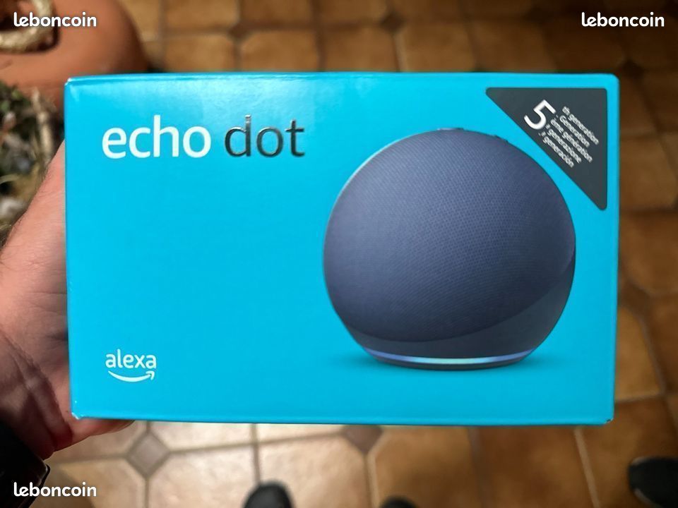 Amazon Echo Dot 5 BLEU (Alexa) Neuve sous blister